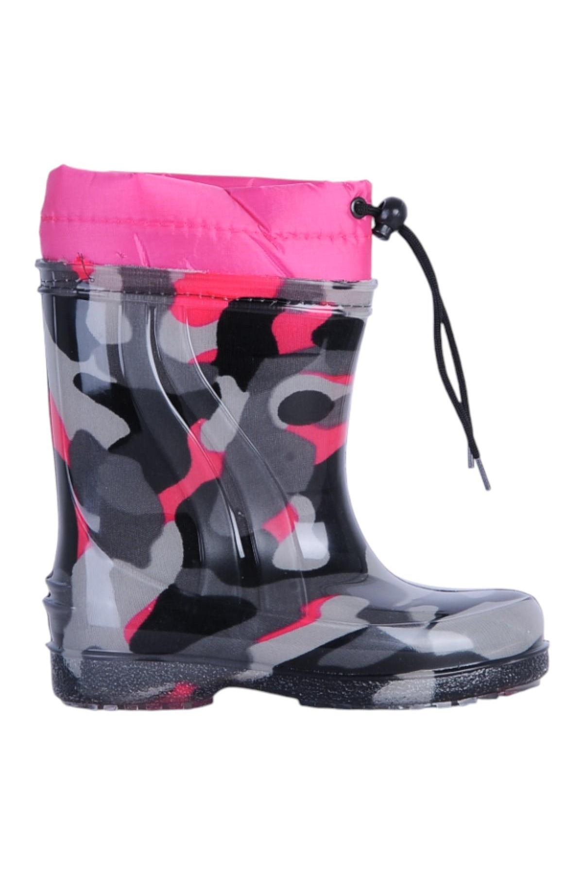 Skuaıter Syh-Fuşya Paraşüt Termal Kürklü Kız Çocuk Çizme Bot - Görsel 1