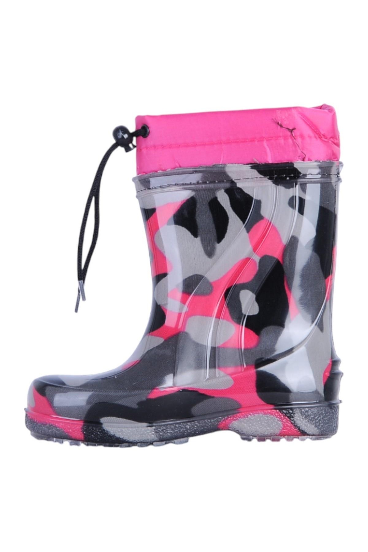 Skuaıter Syh-Fuşya Paraşüt Termal Kürklü Kız Çocuk Çizme Bot - Görsel 3