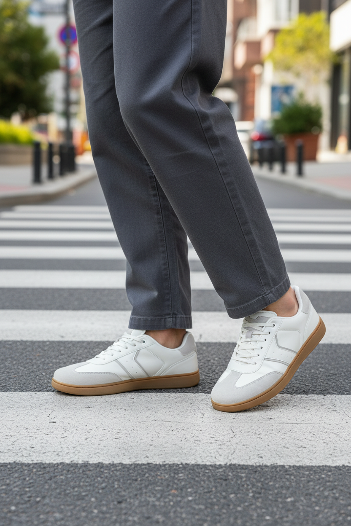 CARIBA 5PR Beyaz Erkek Sneaker - Görsel 3