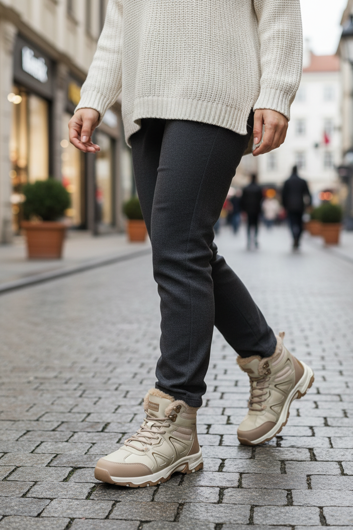 DENNIS PU HI W 5PR Kum Kadın Outdoor Bot - Görsel 3