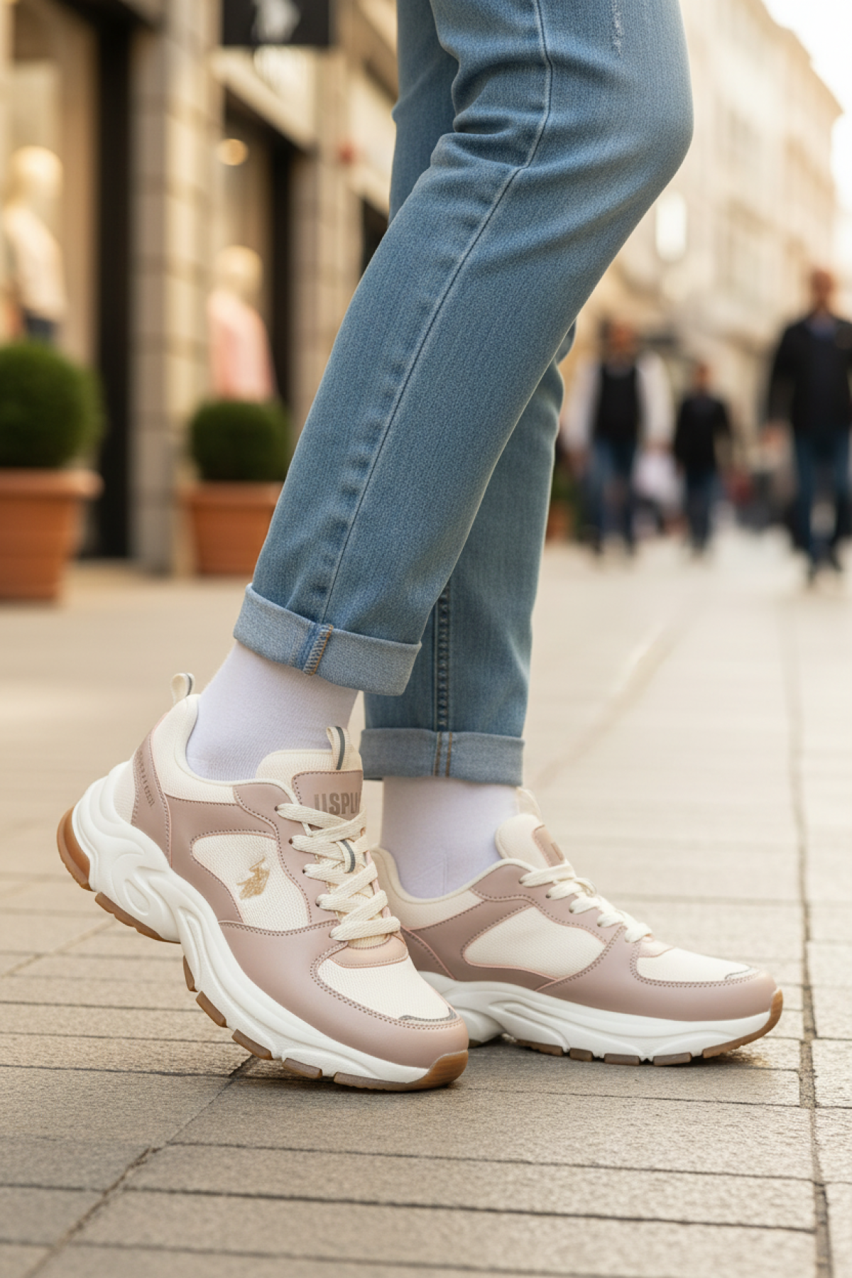 SORLEY 5FX Pudra Kadın Sneaker - Görsel 3