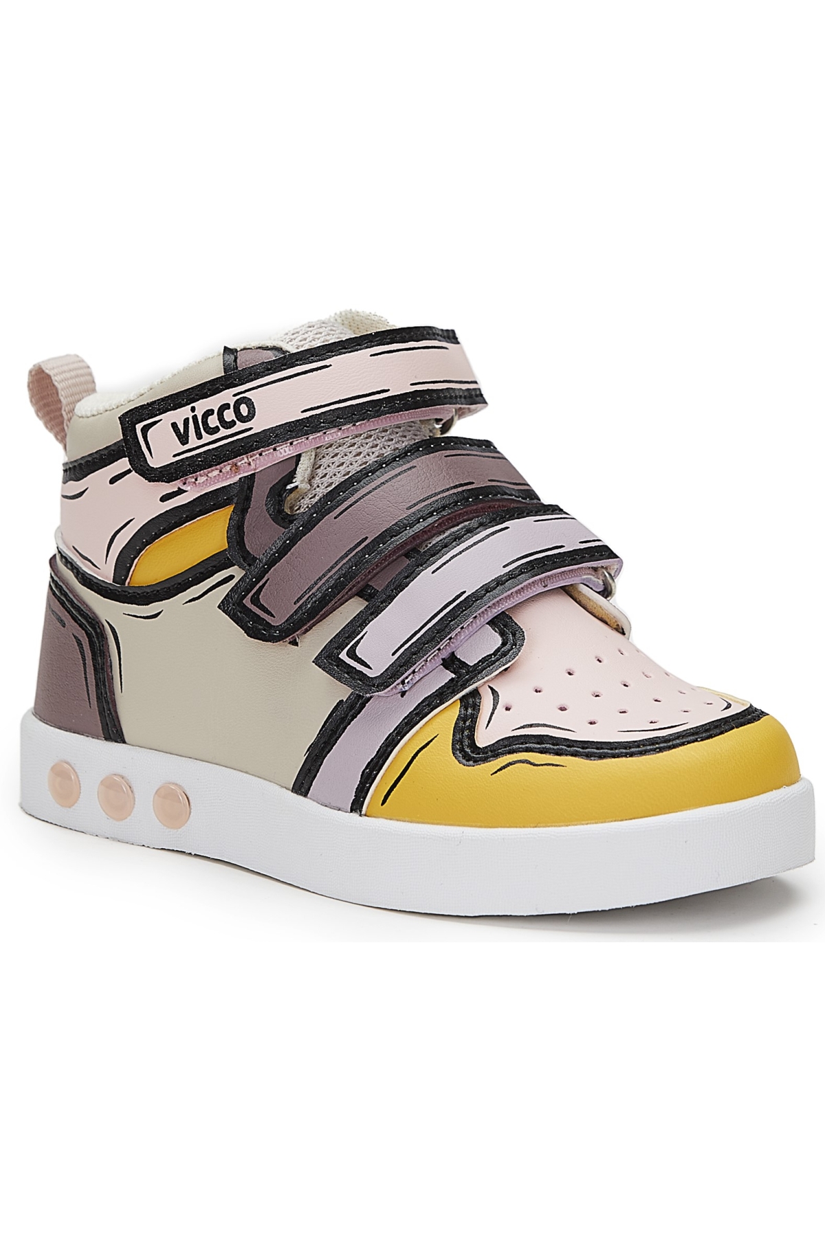 Dali Işıklı Ortopedik Taban Çocuk Boğazlı Spor Ayakkabı - Görsel 4