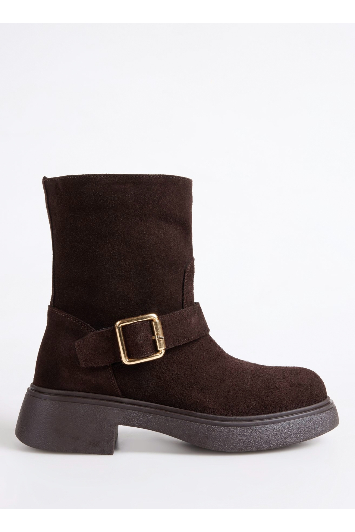 Fabrika Fabrika Kahverengi Kahve Kadın Bot D-MUDDY-LANFORD | Flo Kahverengi - 2. görsel