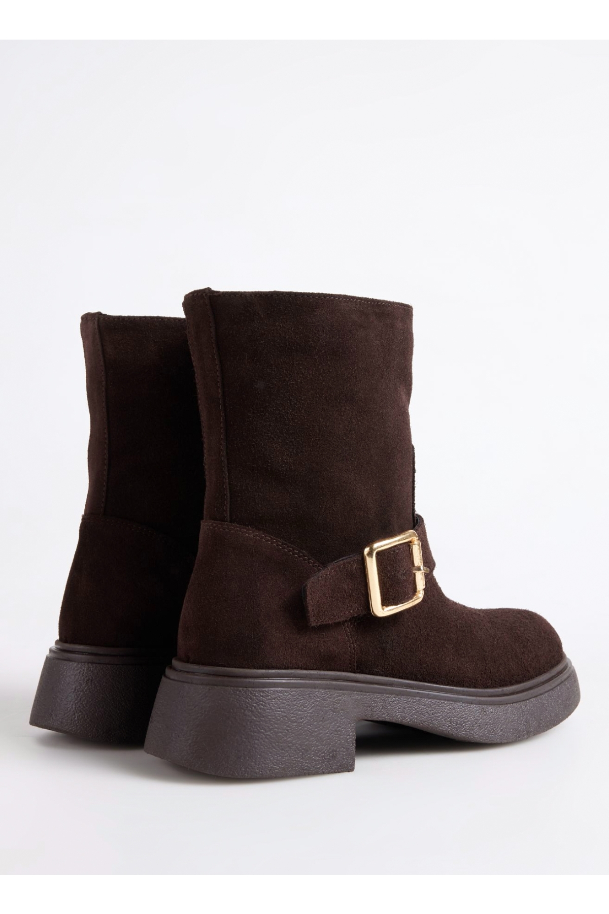 Fabrika Fabrika Kahverengi Kahve Kadın Bot D-MUDDY-LANFORD | Flo Kahverengi - 4. görsel