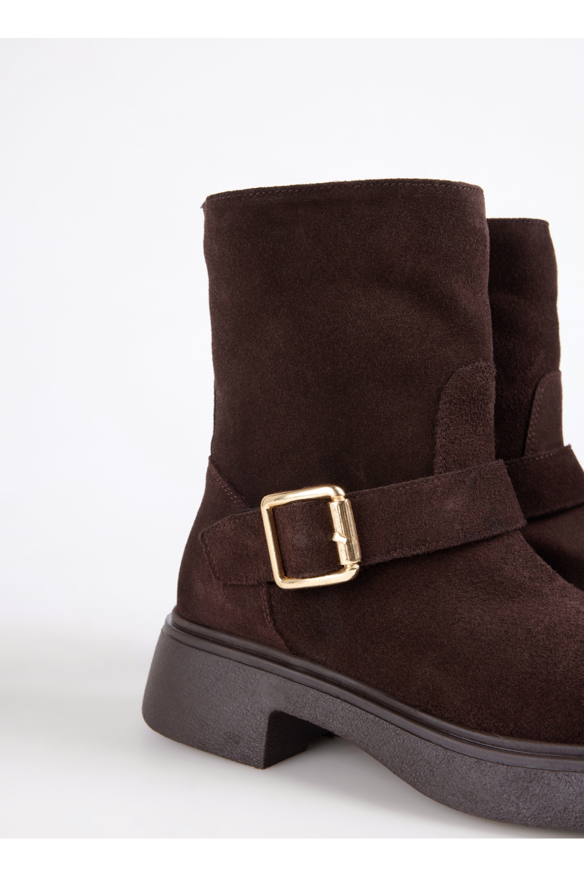 Fabrika Fabrika Kahverengi Kahve Kadın Bot D-MUDDY-LANFORD | Flo Kahverengi - 6. görsel