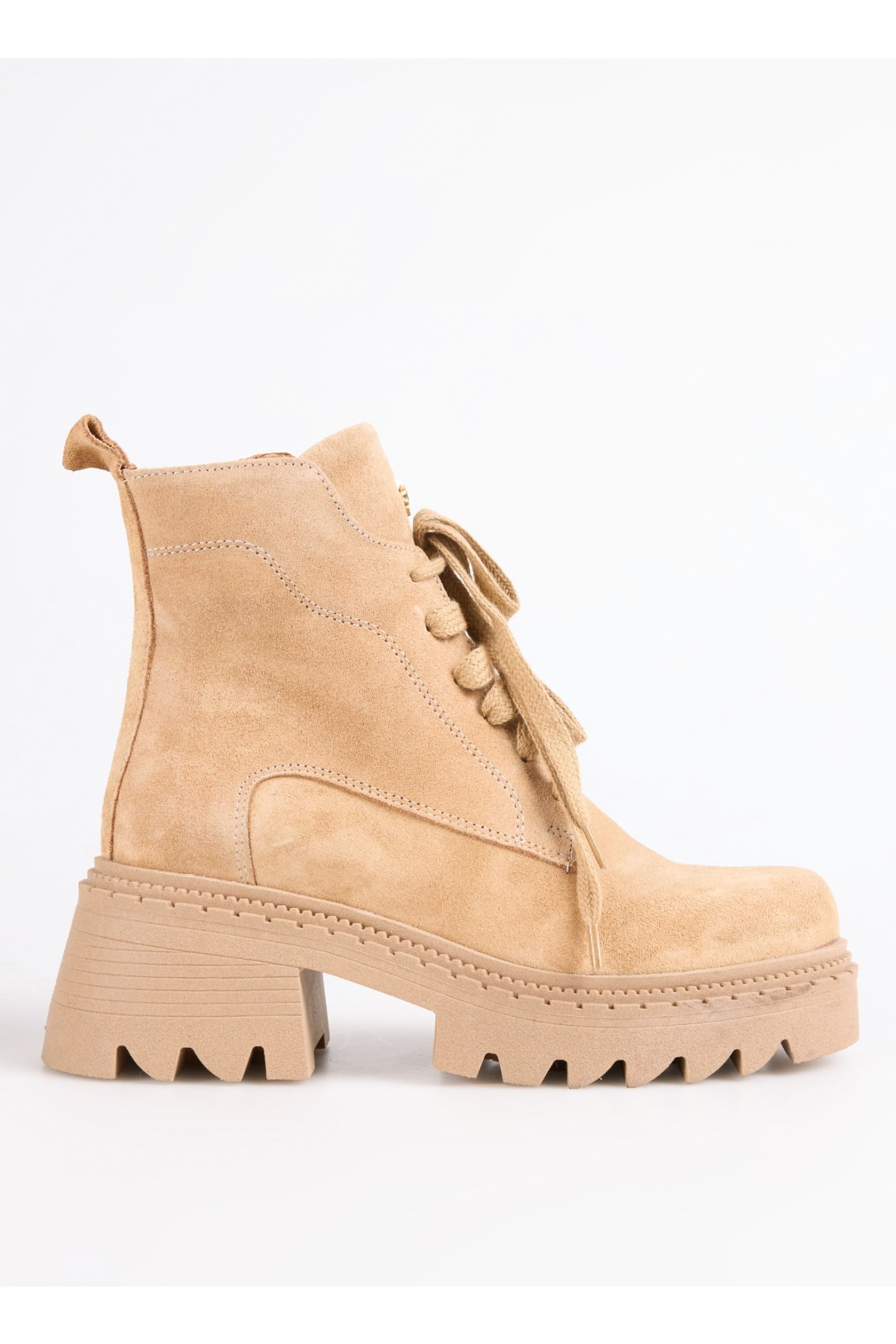 Fabrika Fabrika Kahverengi Camel Kadın Bot D-ELLERY-DEVIN | Flo Kahverengi - 2. görsel