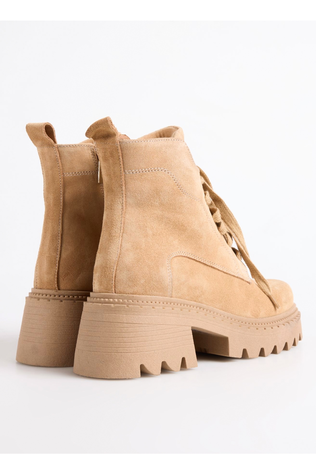 Fabrika Fabrika Kahverengi Camel Kadın Bot D-ELLERY-DEVIN | Flo Kahverengi - 4. görsel