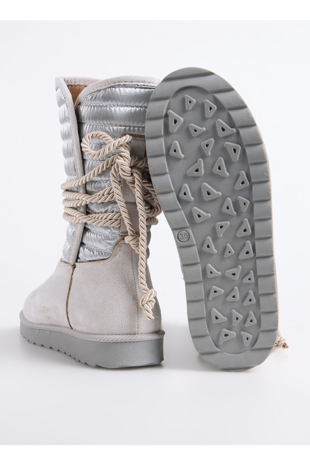 F By Fabrika F By Fabrika Gümüş Kadın Bot RIO | Flo Gümüş - 5. görsel