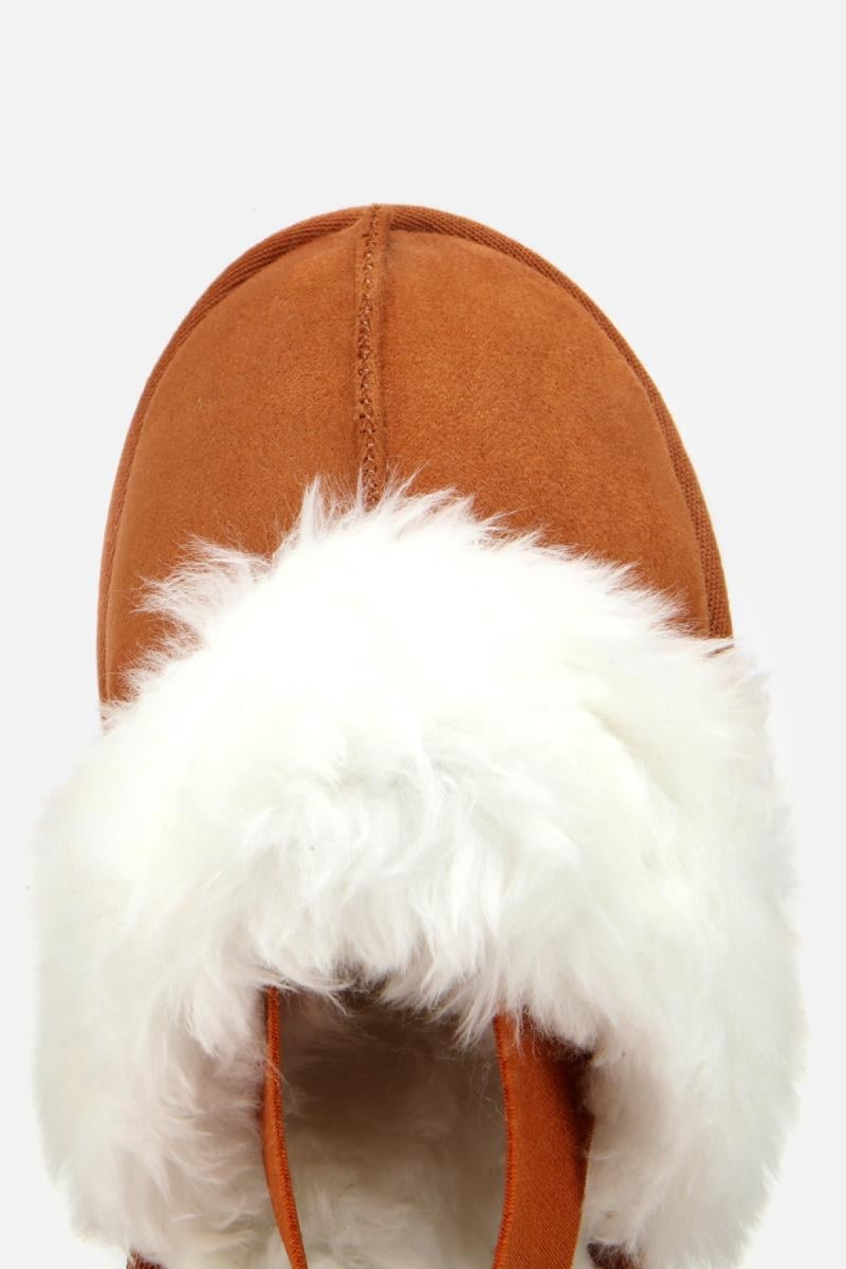 Kadın Süet Taba İçi Kürklü Yüksek Tabanlı Terlik - Görsel 6