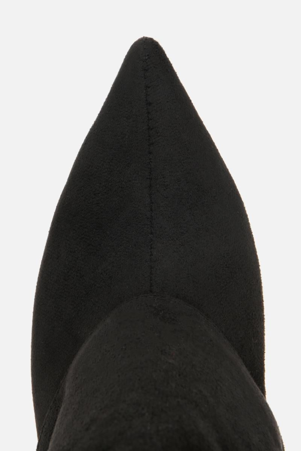 Kadın Süet Siyah Pantolon Görünümlü Tokalı Topuklu Bot - Görsel 7