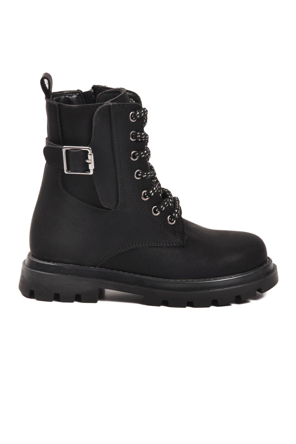 Siyah İçi Polarlı Fermuarlı Kız Çocuk Bot - Görsel 2