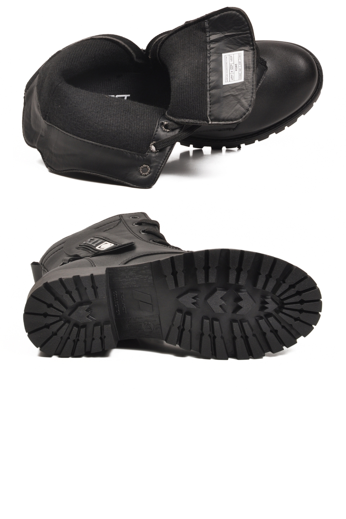 Aspor Siyah İçi Polarlı Fermuarlı Kadın Topuklu Bot - Görsel 5