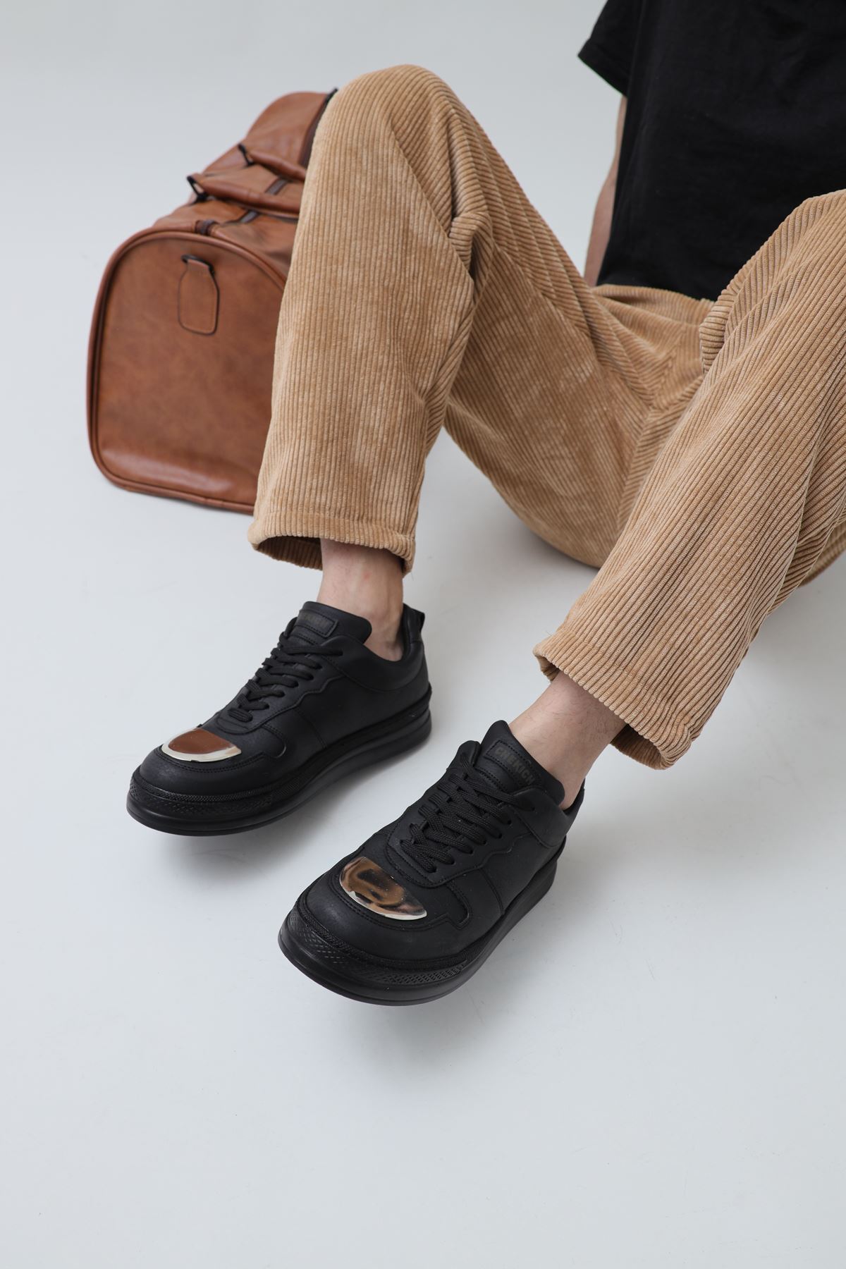 Bağcıklı Erkek Günlük Ayakkabı Siyah - Görsel 4