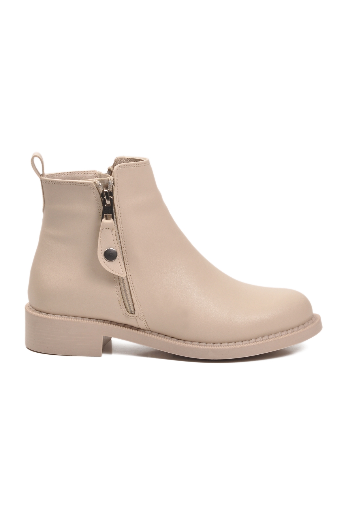 Aspor Bej İçi Polarlı Kadın Topuklu Bot - Görsel 2