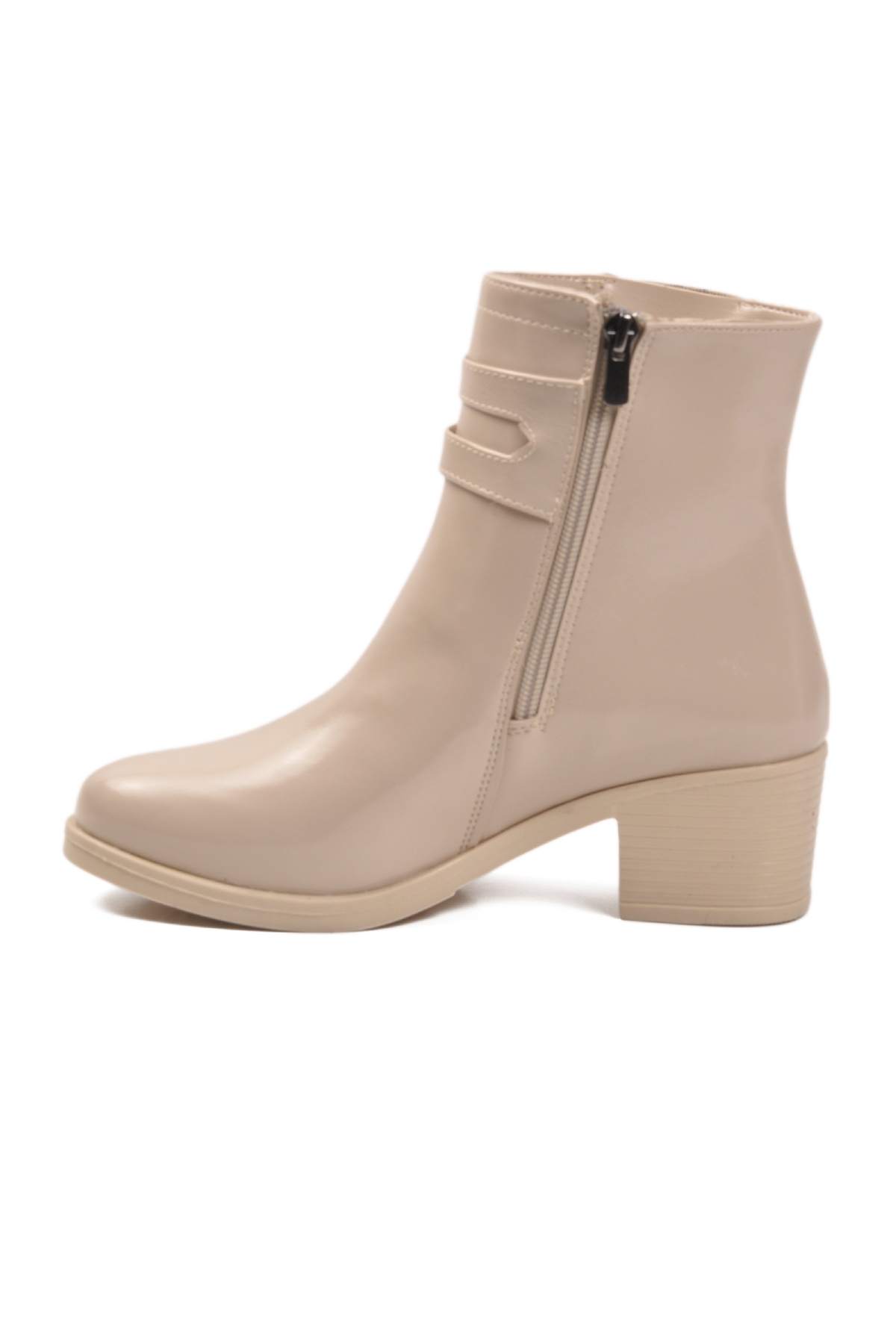 Aspor Bej İçi Kürklü Kadın Topuklu Bot - Görsel 4