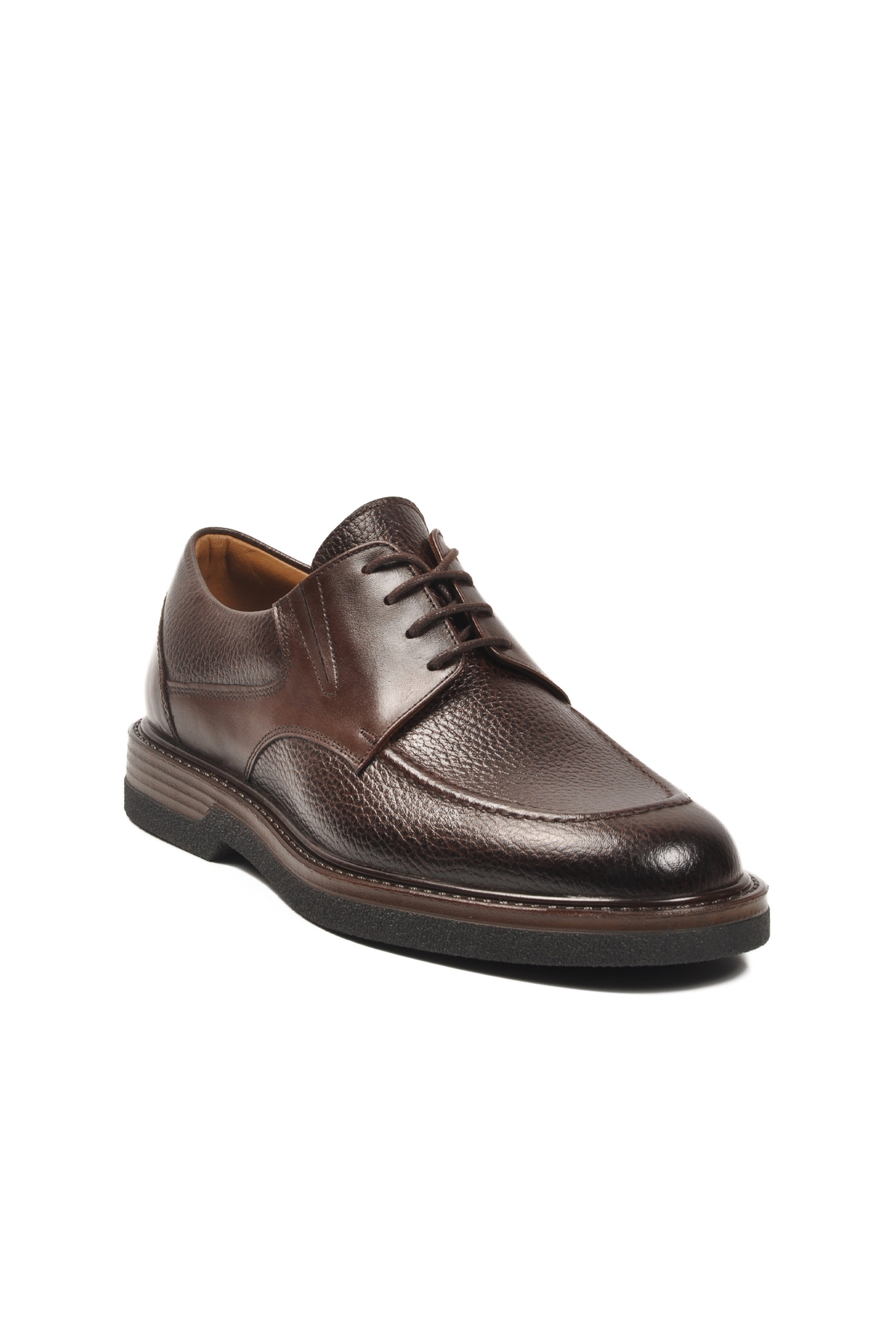 Aspor Kahve Hakiki Deri Erkek Klasik Ayakkabı - Görsel 3
