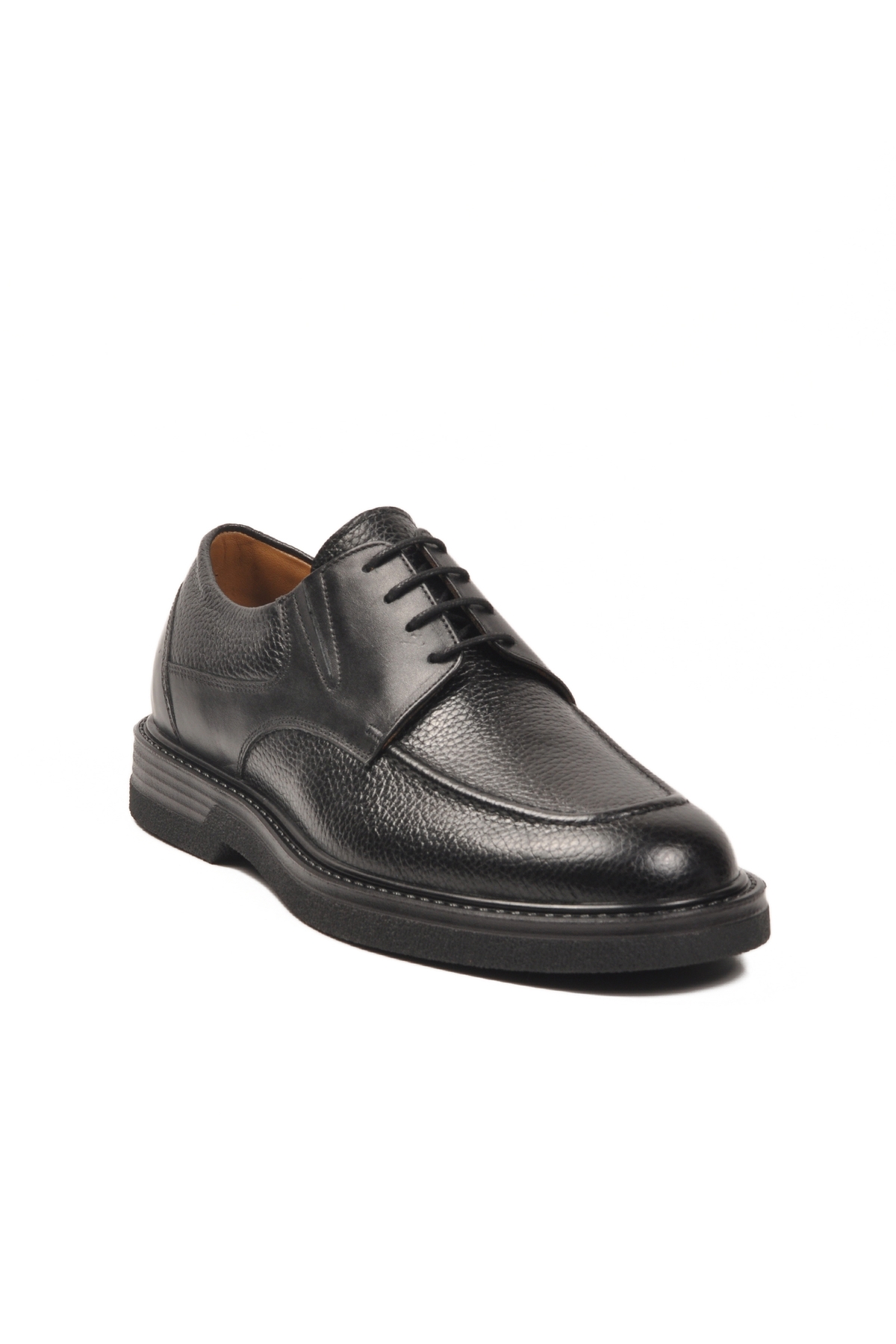 Aspor Siyah Hakiki Deri Erkek Klasik Ayakkabı - Görsel 3