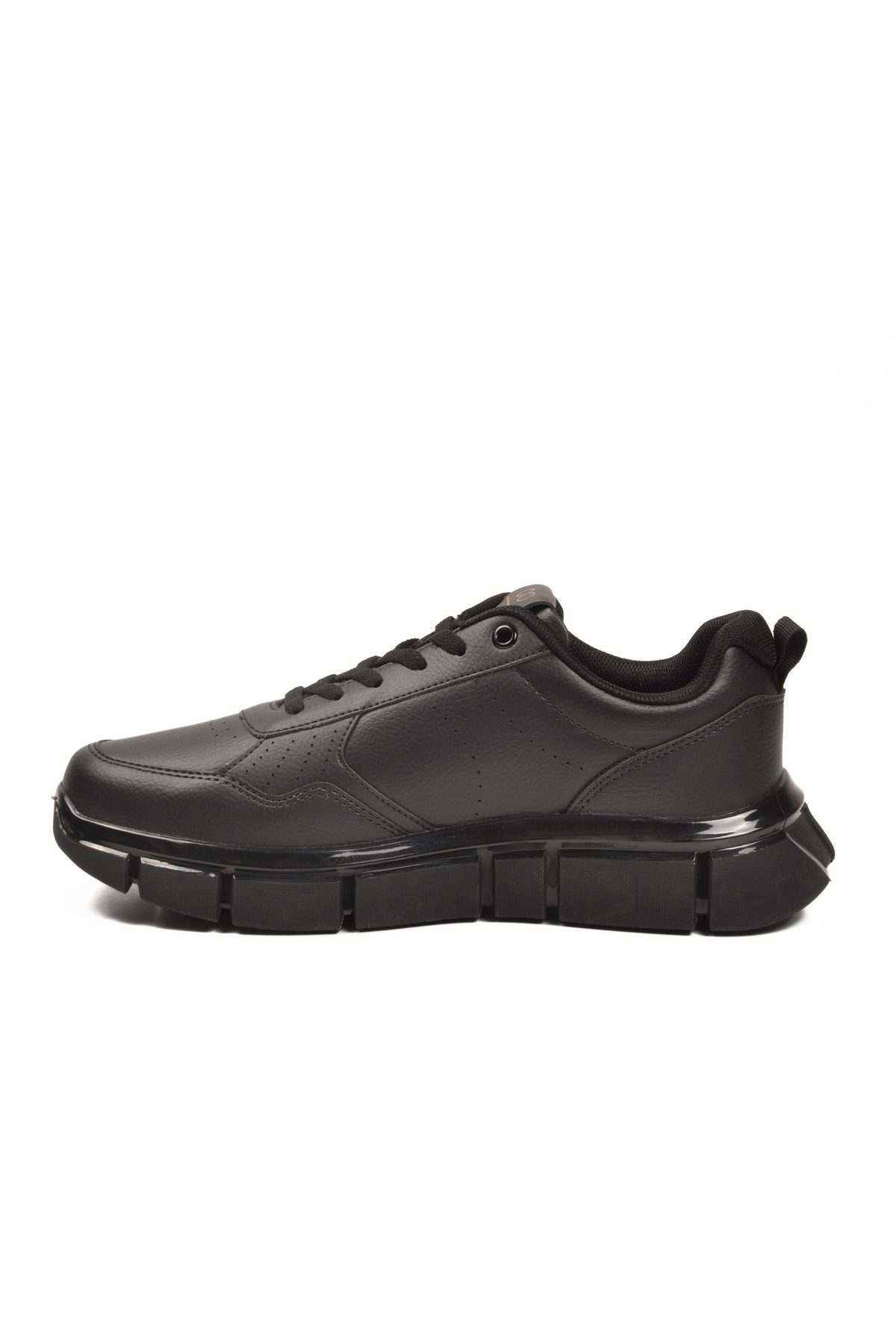 Siyah Bağcıklı Erkek Sneaker - Görsel 4