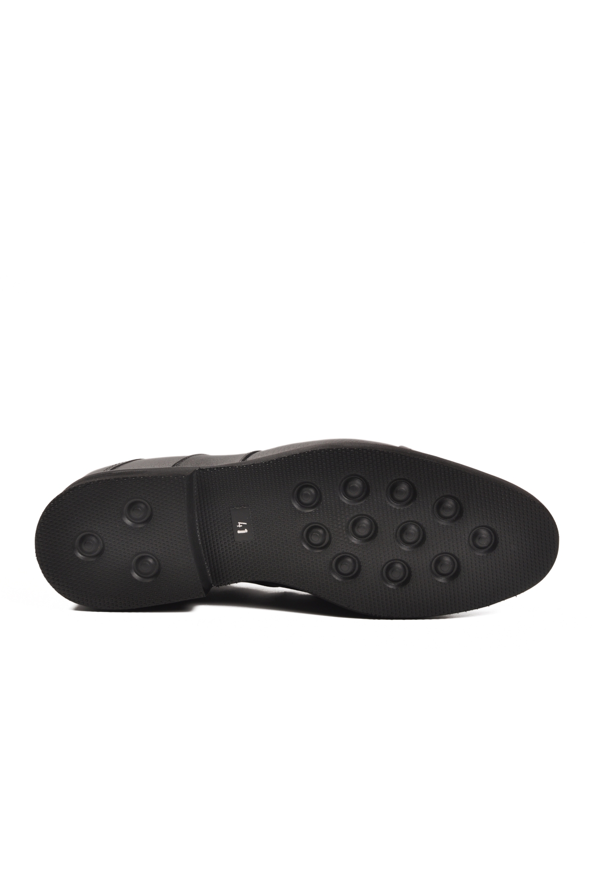 Siyah Hakiki Deri Erkek Klasik Ayakkabı - Görsel 5