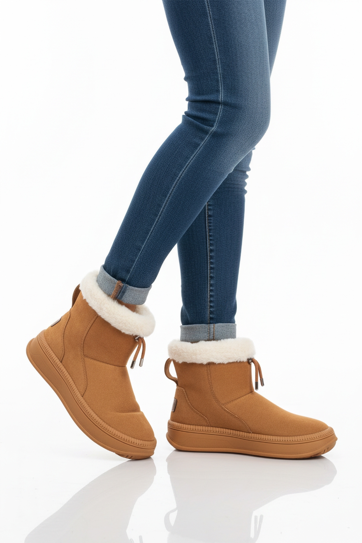 Aspor Taba Kürklü Kadın Düz Bot