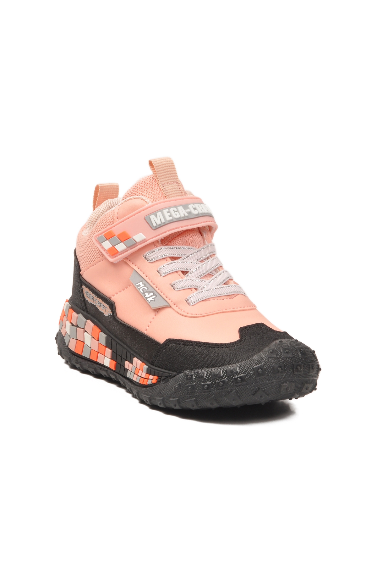 Siyah Pudra Kız Çocuk Spor Ayakkabı - Görsel 3