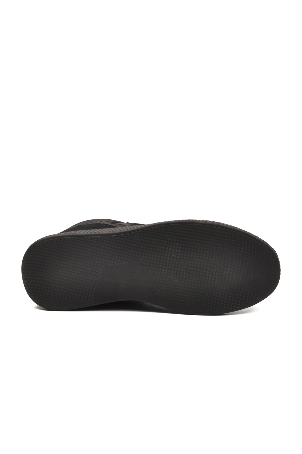 Siyah Bağcıklı Erkek Hi Sneaker - Görsel 5