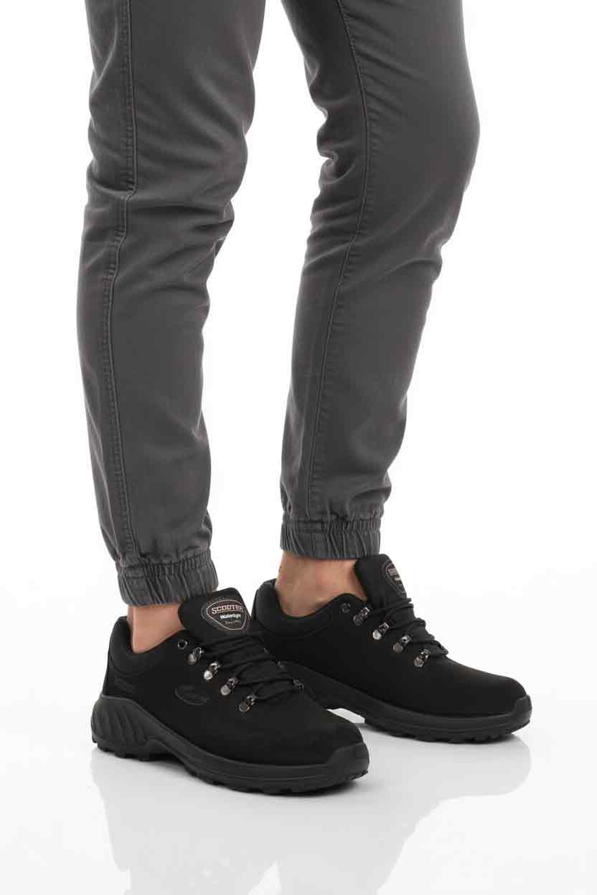 Siyah Su Geçirmez Erkek Outdoor Ayakkabı