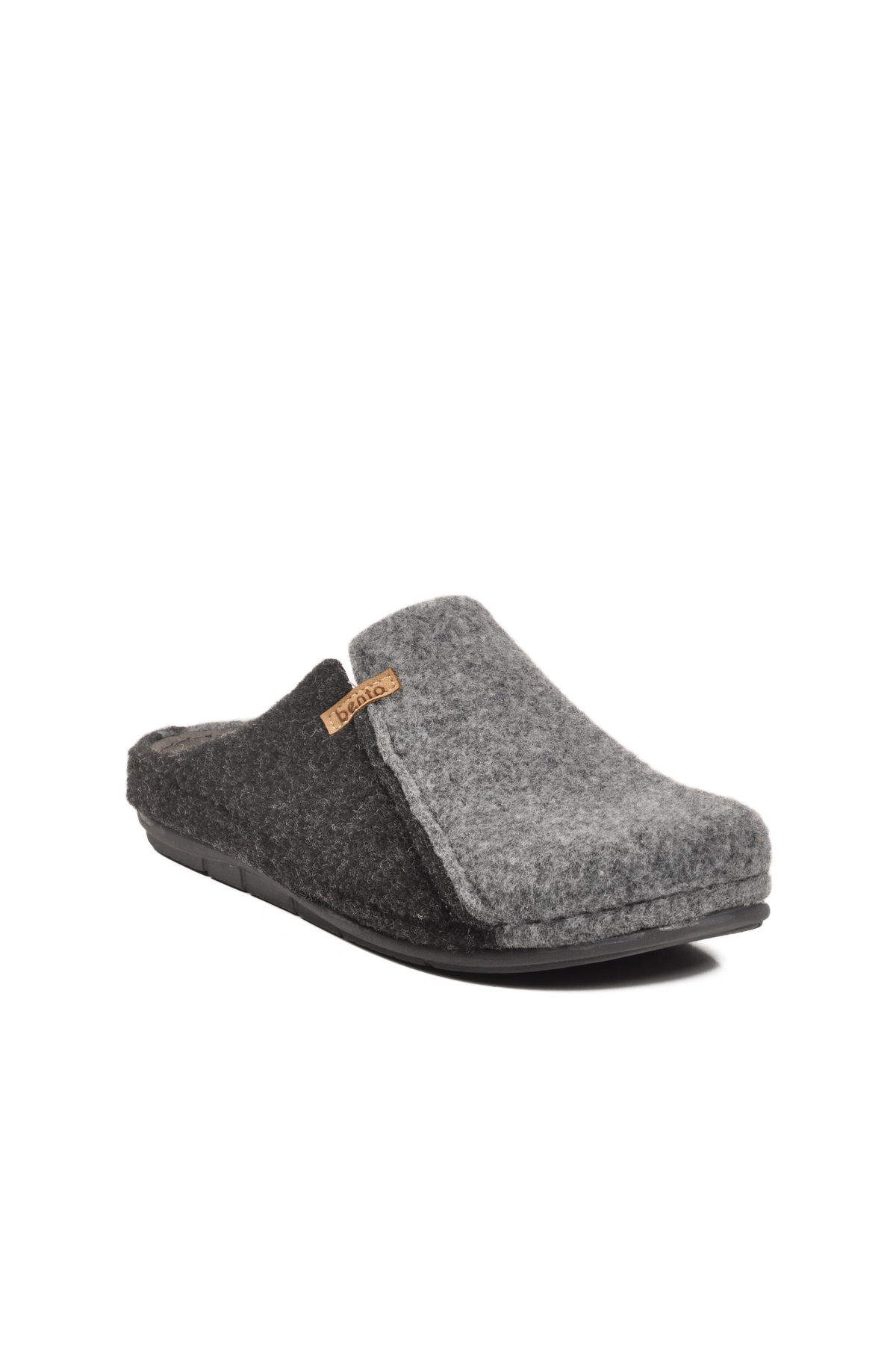 Aspor Gri Siyah Erkek Ev Terliği - Görsel 3