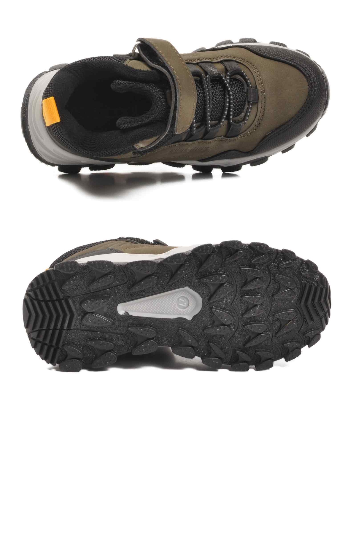 Haki Gri Cırtlı Erkek Çocuk Outdoor Bot - Görsel 5