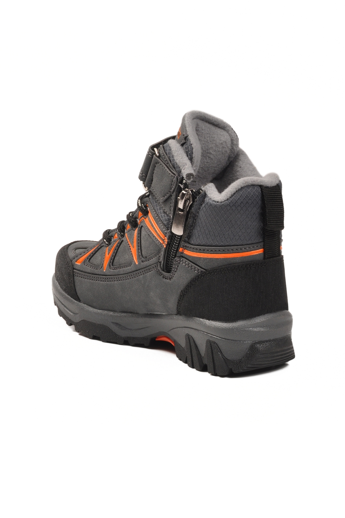 Aspor Füme Turuncu Polarlı Fermuarlı Erkek Çocuk Outdoor Bot - Görsel 4