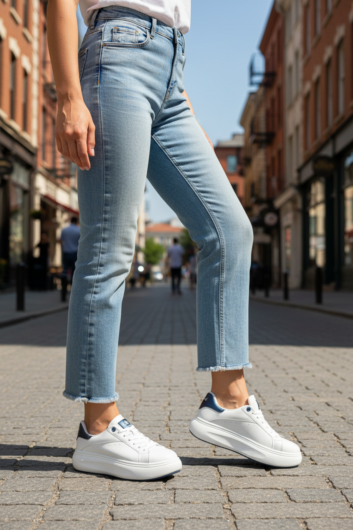 YETO 5FX Beyaz Kadın Sneaker - Görsel 3