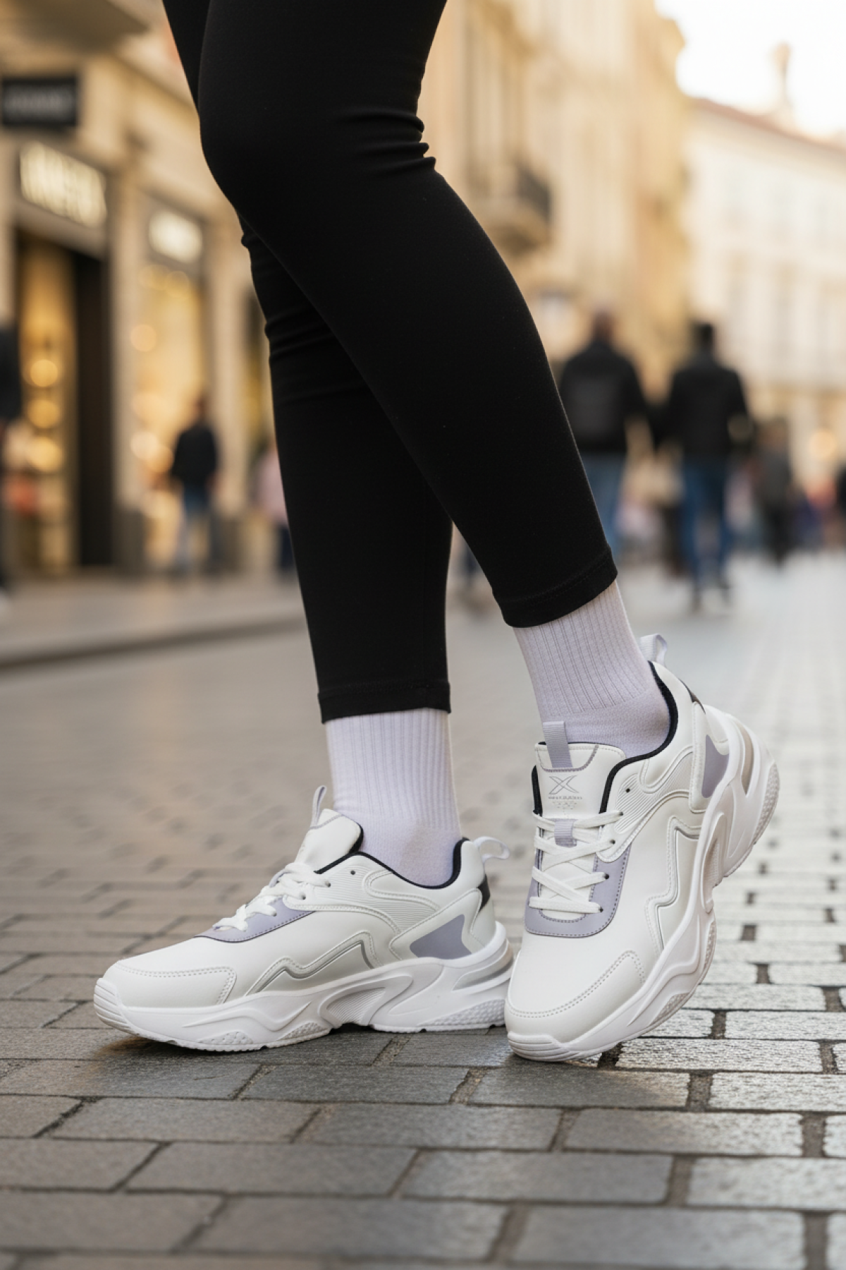 ALINDA PU W 5PR Beyaz Kadın Sneaker - Görsel 3