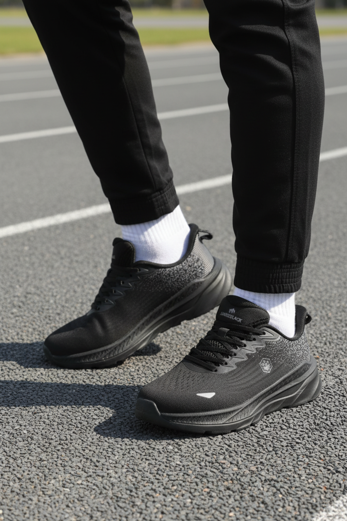 LOBOTKA 5PR Siyah Erkek Koşu Ayakkabısı - Görsel 3