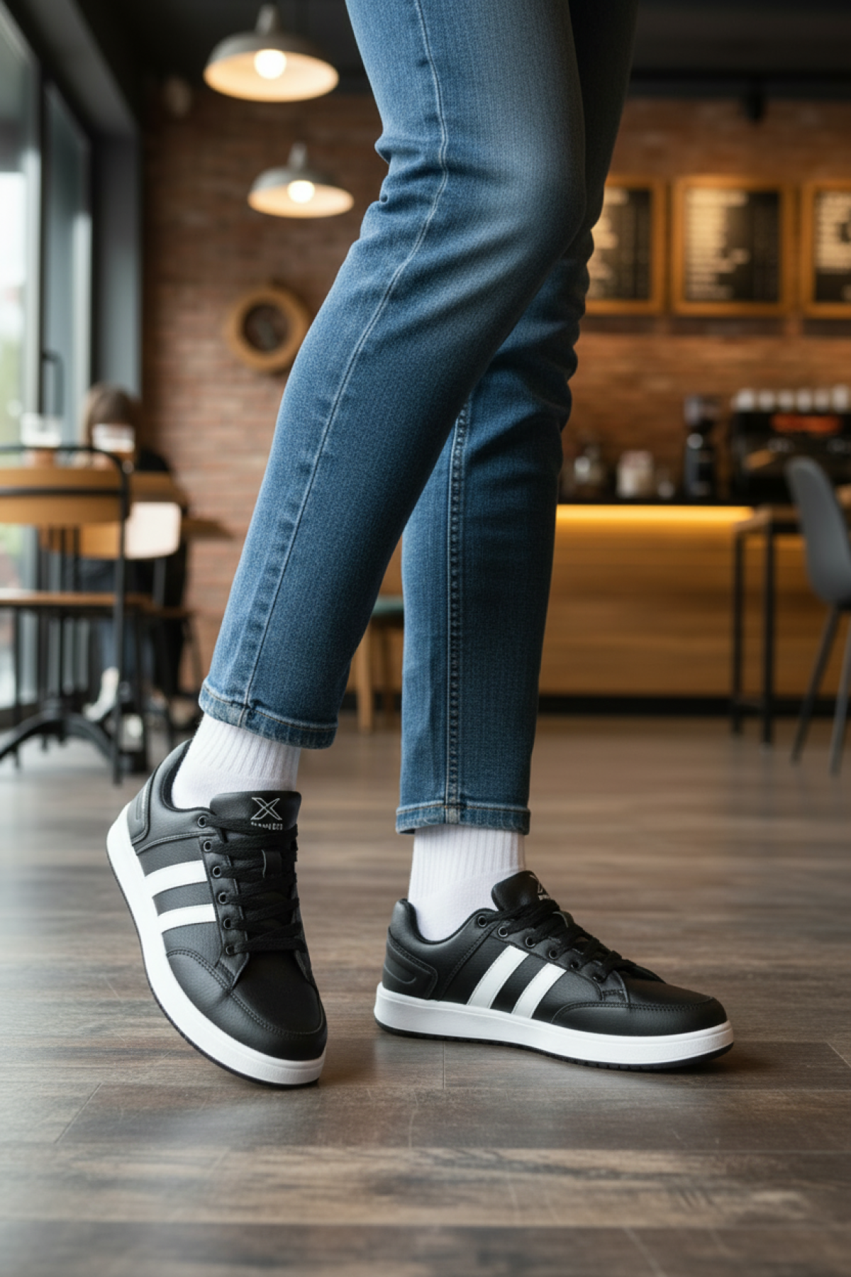 KORT PU 5FX Siyah Unisex Sneaker - Görsel 3