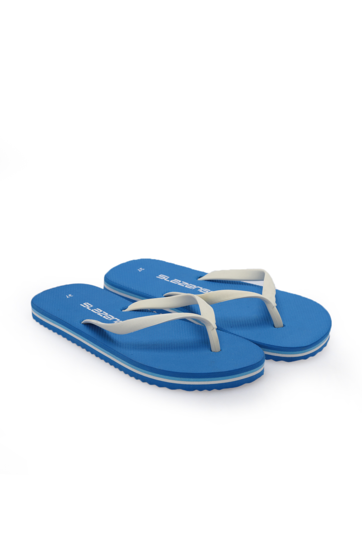 VICTORA Kadın Parmak Arası Saks Mavi Terlik - Görsel 3