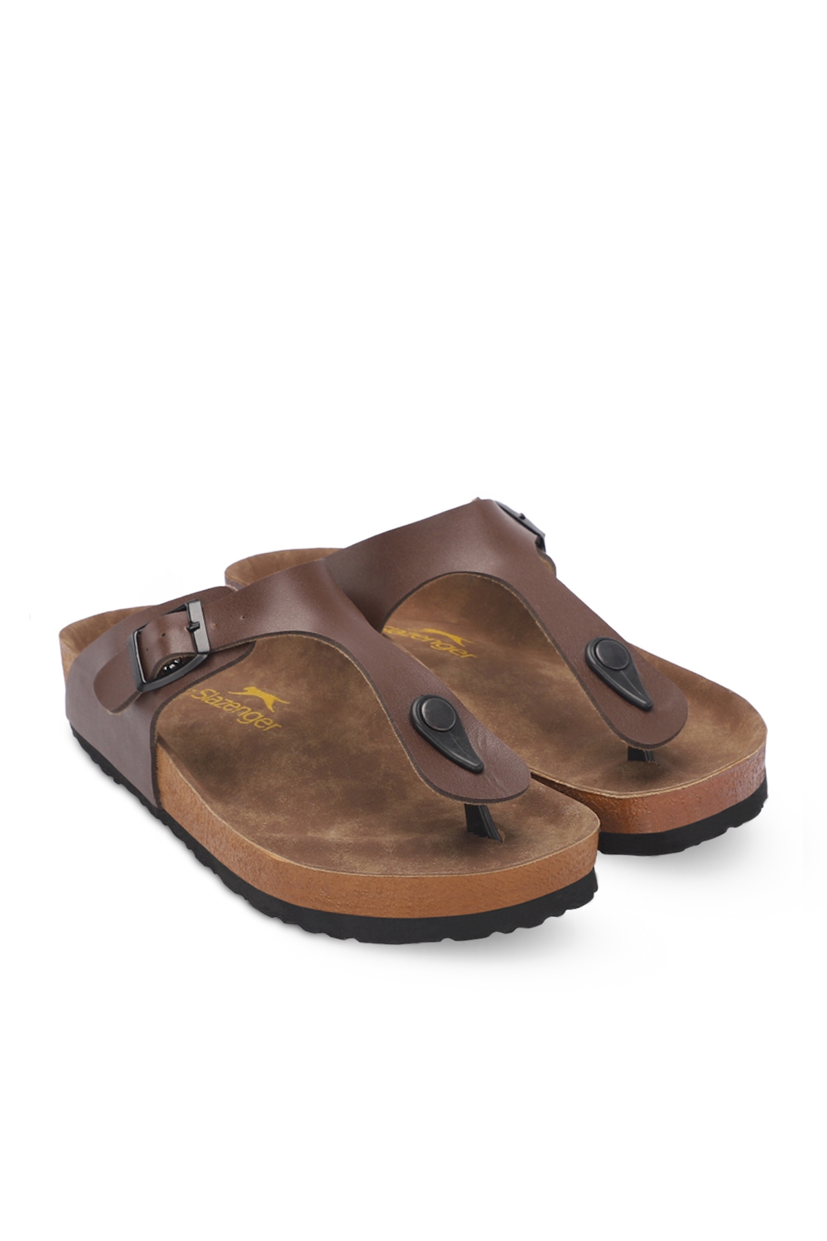 LUKE Kadın Parmak Arası Kahve Terlik - Görsel 3