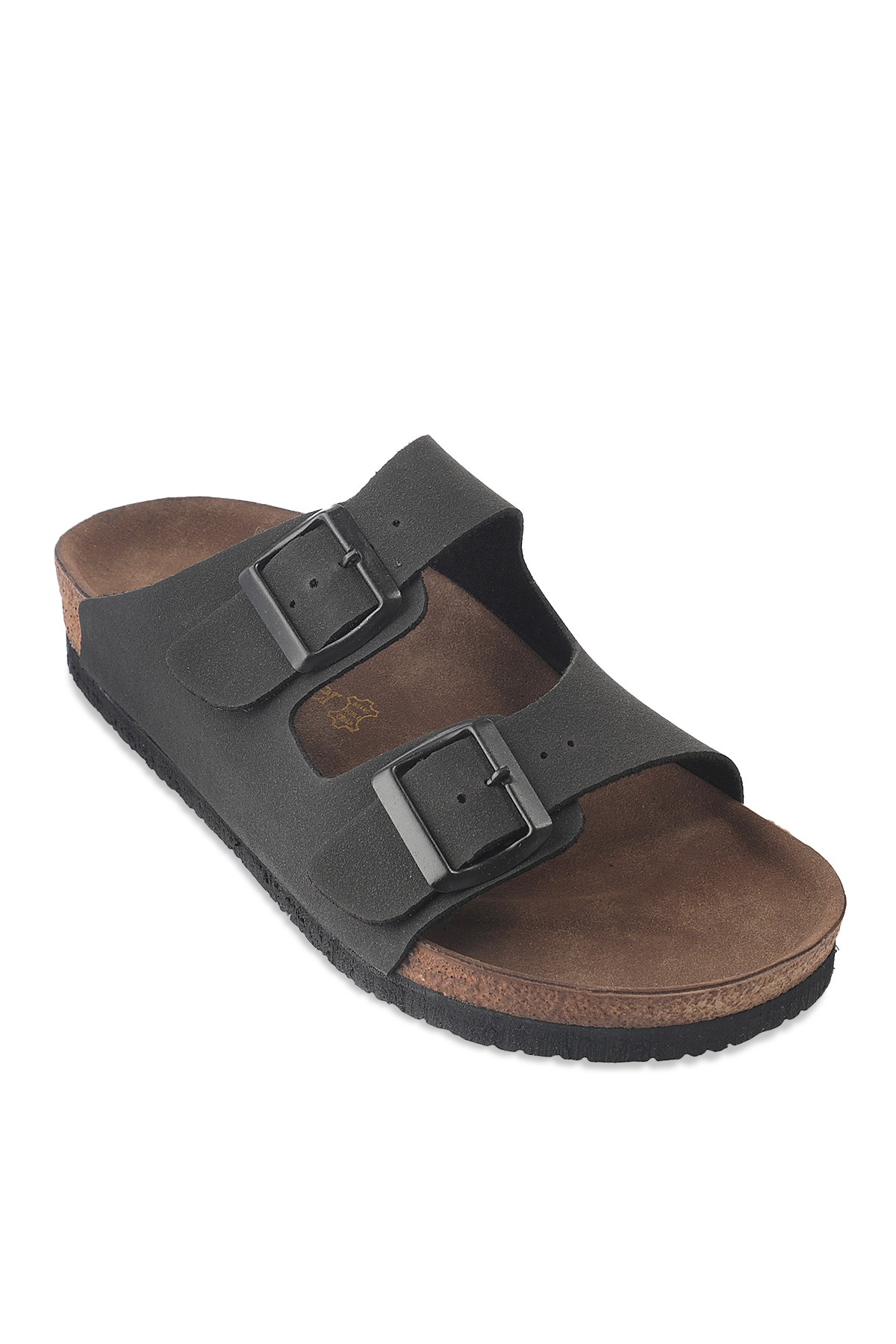 Slazenger LENS Erkek Siyah Nubuk Terlik - Görsel 2