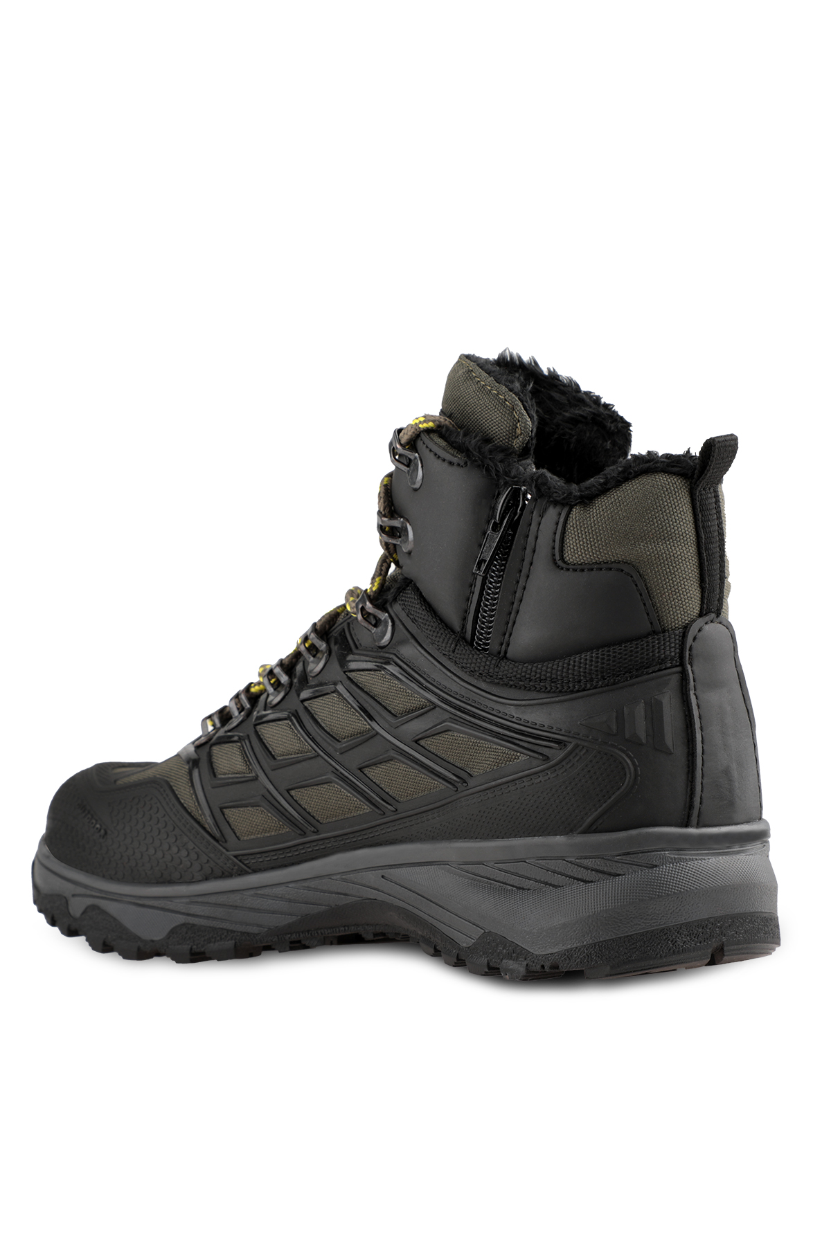 HAROON I Erkek Fermuarlı Haki / Sarı Bot - Görsel 4