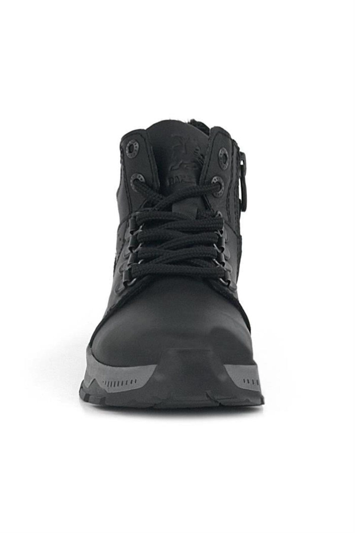 Rakerplus Siyah Rakerplus Hakiki Deri Fermuarlı Trekking Erkek Çocuk Bot