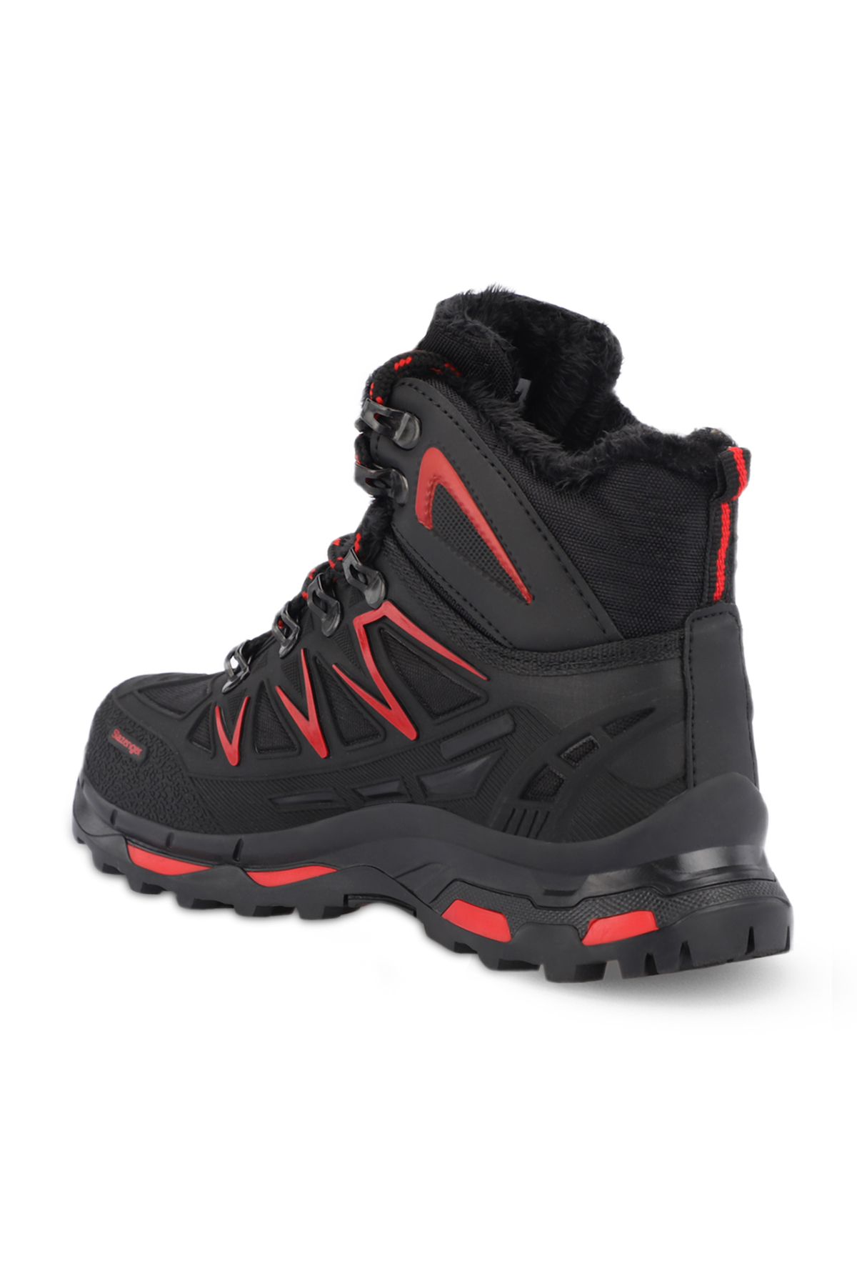 HARDEEP IN Kadın Siyah / Kırmızı Bot - Görsel 4