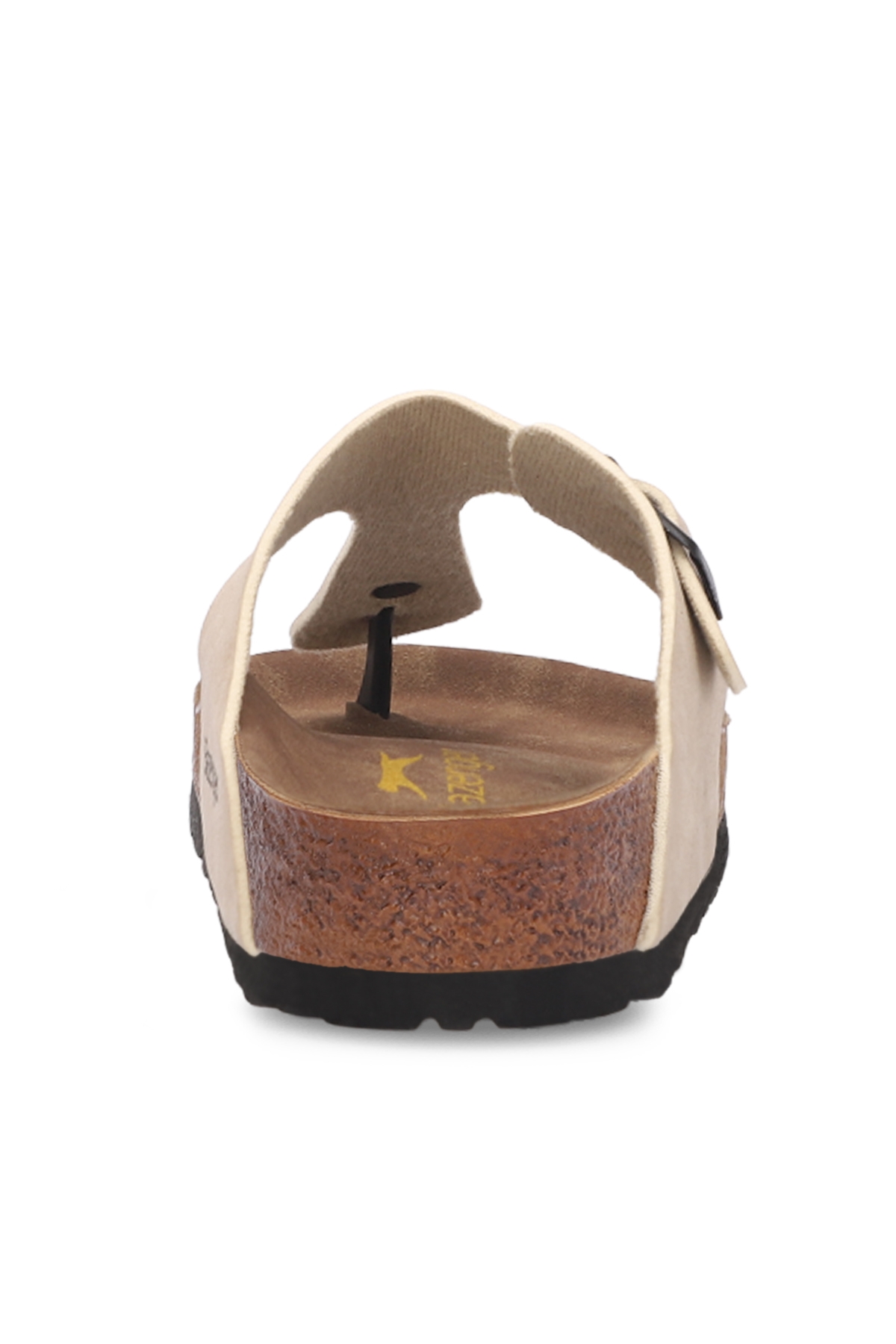 LUKE Kadın Parmak Arası Bej Nubuk Terlik - Görsel 7