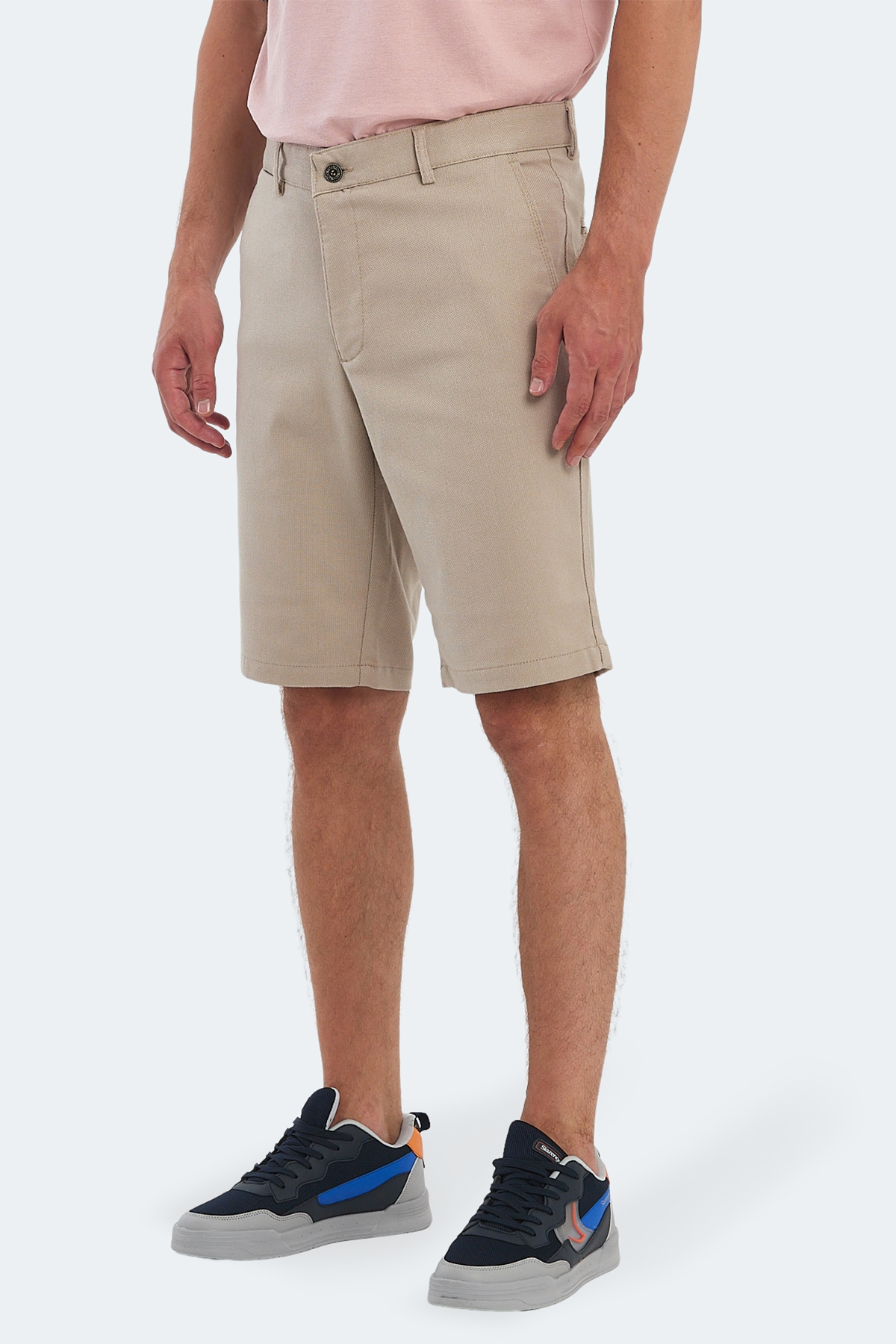 Slazenger EASILY Erkek Cepli Bej Şort