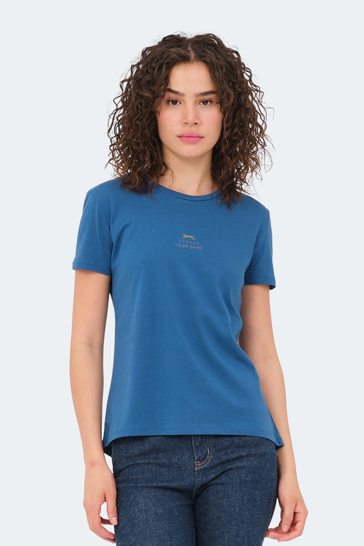 Slazenger VIRAJ Kadın Petrol Tişört