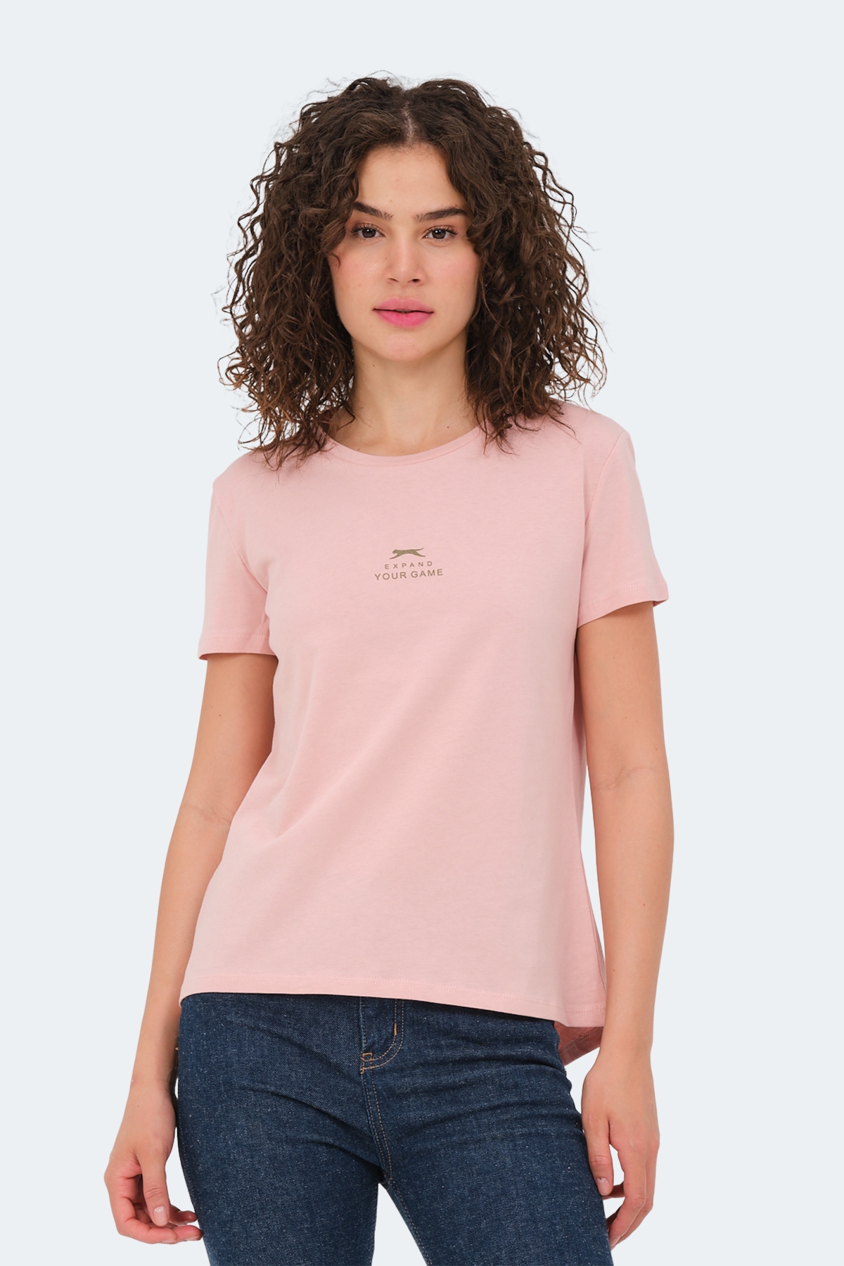 Slazenger VIRAJ Kadın Fuşya Tişört