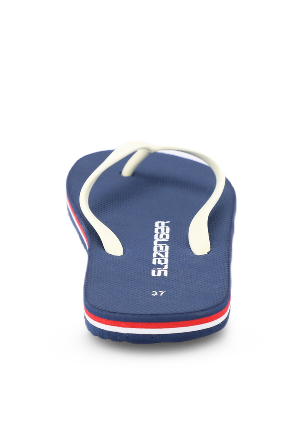 VICTORA Kadın Parmak Arası Mavi / Beyaz Terlik - Görsel 7