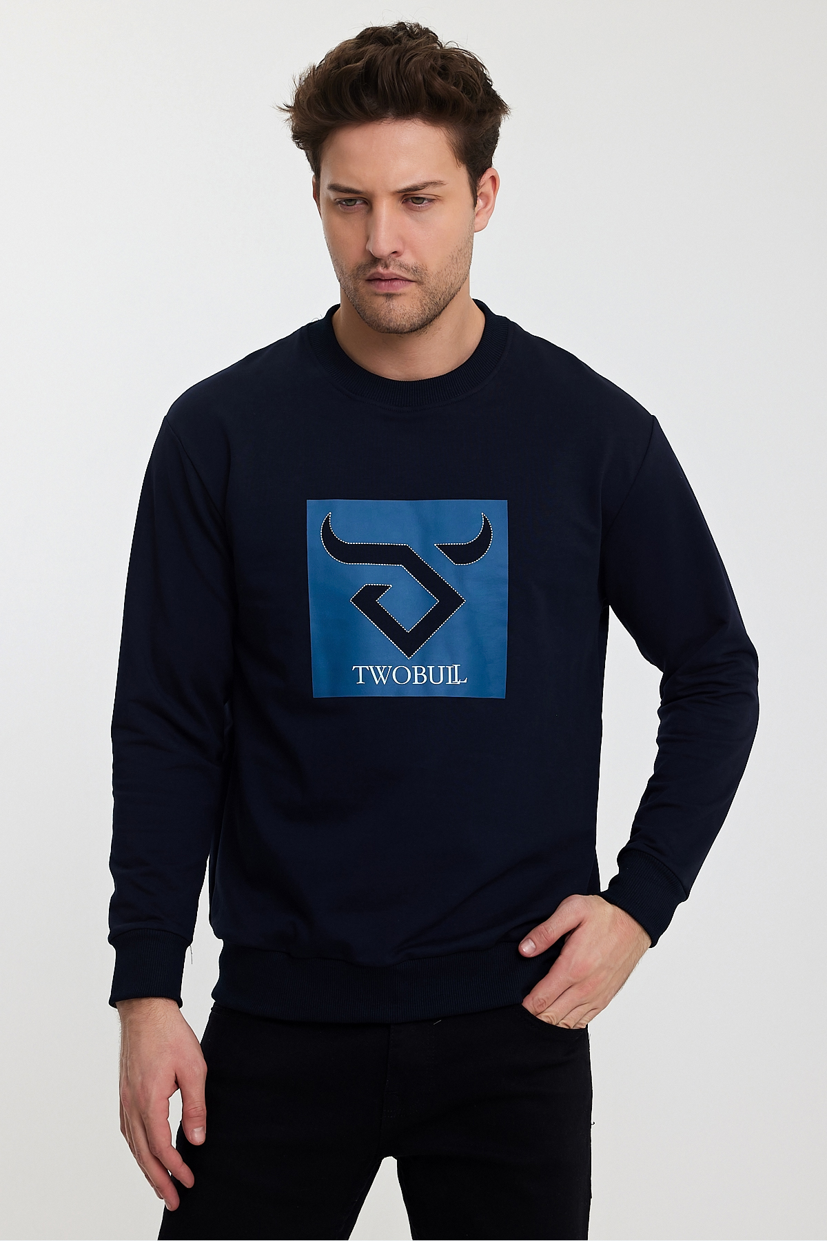 Twobull OSLO Erkek Lacivert Sweatshırt