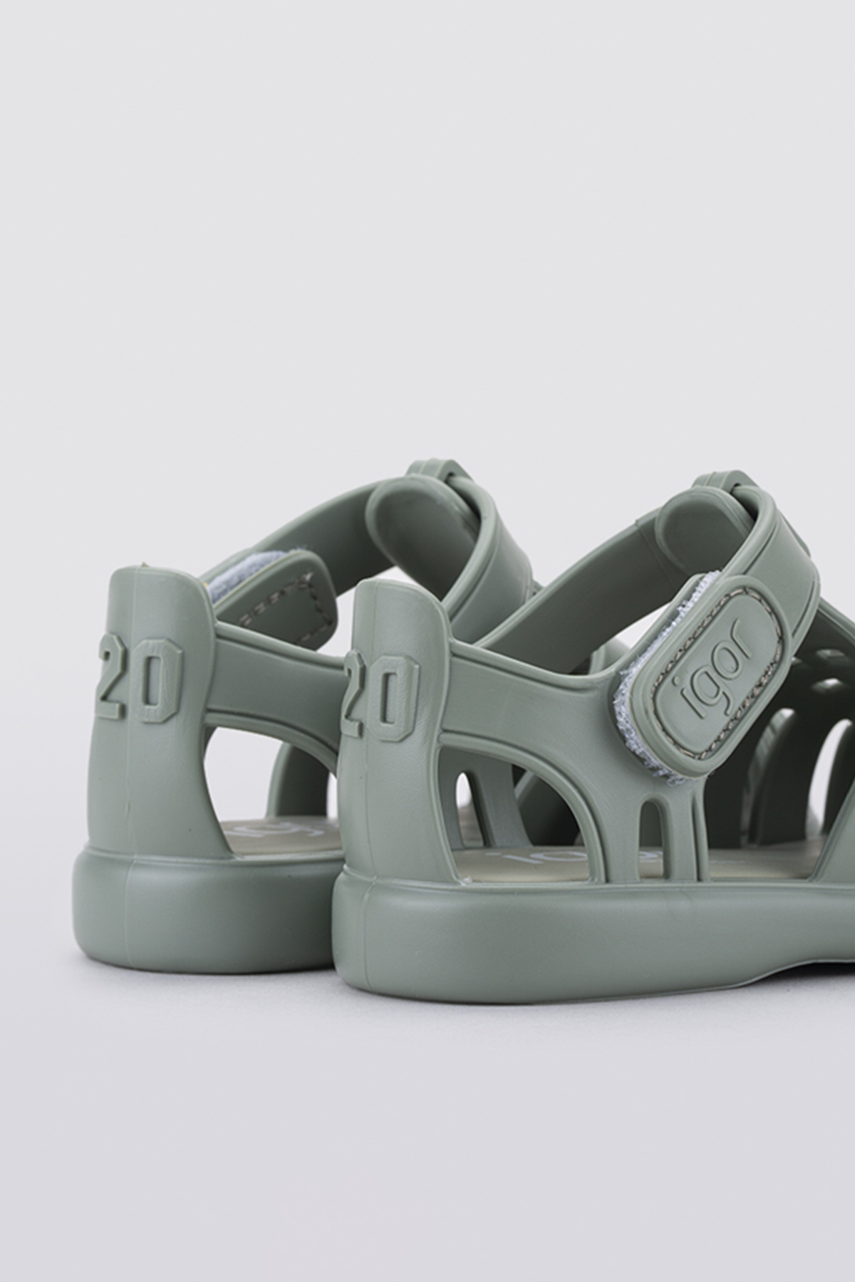 S10271 TOBBY SOLID Kız Çocuk Verde Sandalet - Görsel 4