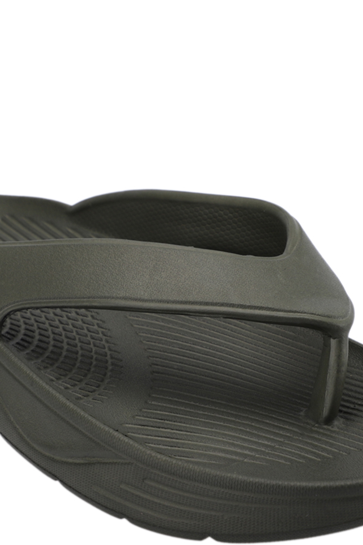 OLAVI Erkek Parmak Arası Haki Terlik - Görsel 5