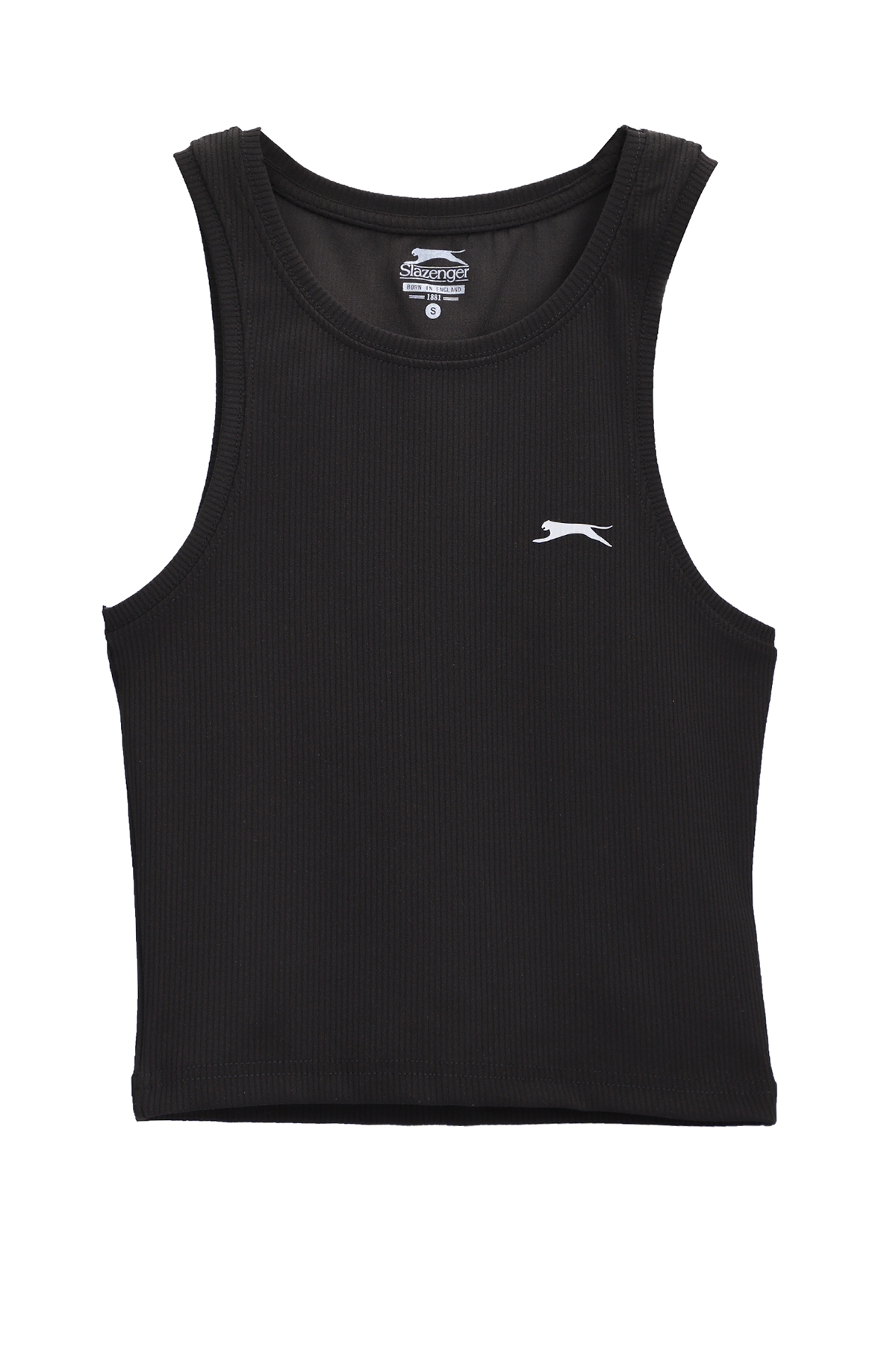 Slazenger KAIDENA IN Kadın Slim Fıt Kolsuz Siyah Tişört