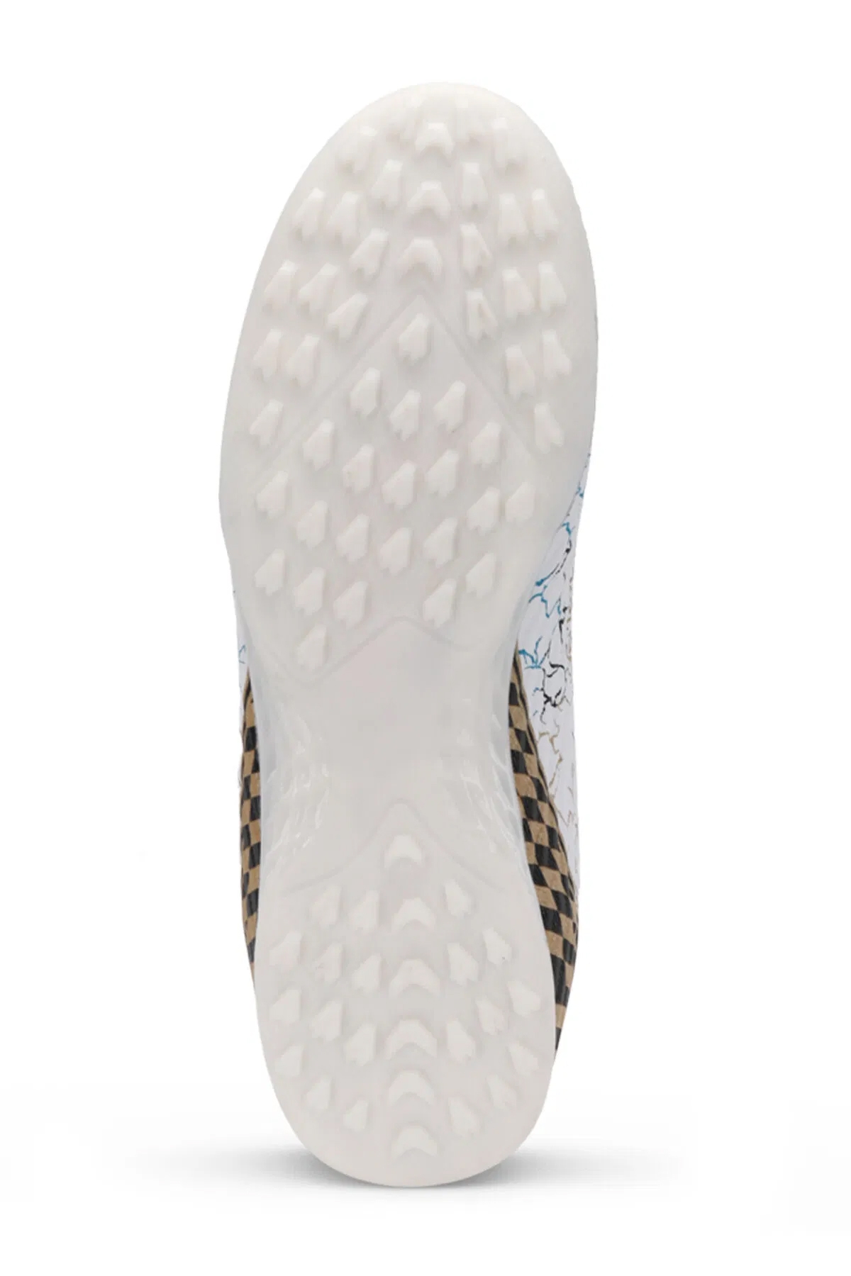 CORNER Erkek Halı Saha Beyaz / Mavi Futbol Ayakkabısı - Görsel 8